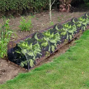 3M Black Poly Cloche Garden Grow Tunnel