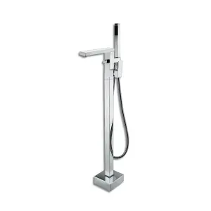 Luxury Freestanding Bath Shower Mixer in Polished Chrome