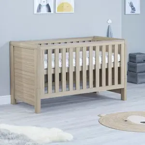 Luno Cot Bed Oak / No