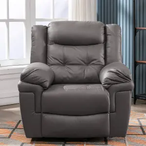 Faux Leather Power Lift Recliner Arm Chair with Massage and Heating Single Sofa for Living Room