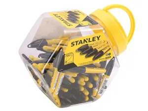 STANLEY - Mini Fine Tip Marker Black (Tub 72)