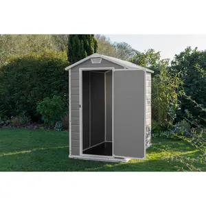 Keter Manor 4 ft. W x 6 ft. D Apex Outdoor Garden Shed