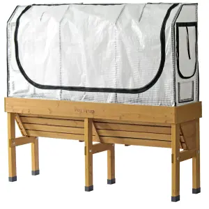 Medium Wall Hugger Greenhouse Frame & Multi-Cover Set