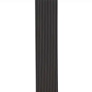 Kraus - Smoked Oak - Easy-Fit Acoustic Slat Wall Panel - (L) 240cm x (W) 57.3cm - Pack of 5 Panels