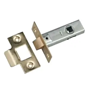 MORTICE TUBULAR LATCH 2.5" 63mm x 1 Internal BRASS