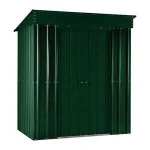 5 x 3 Pent Metal Garden Shed - Heritage Green (5ft x 3ft / 5' x 3' / 1.5m x 1.0m)