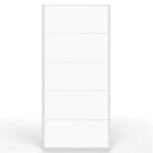 Shush Doors Solid White Satin Sliding Wardrobe Door 950mm x 2000mm