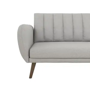 Brittany Sofa Bed in Light Grey Fabric