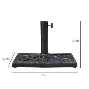 18.5kg Resin Free Standing Umbrella Base