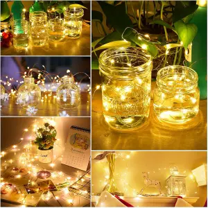 Battery Powered Fairy String Light in Warm White 5 Meters 50 LED