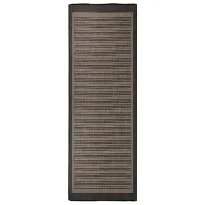 Berkfield Outdoor Flatweave Rug 80x250 cm Dark Brown