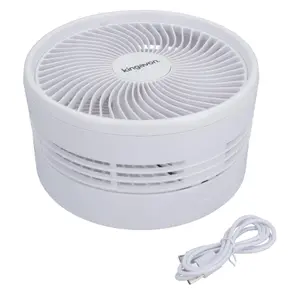 Cordless Telescopic Folding Fan Cooler Cooling Portable 93 - 975mm White