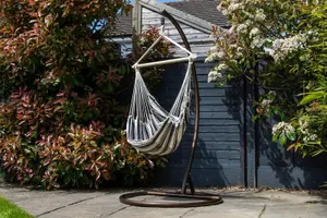 Bronze Steel Hanging Chair Stand