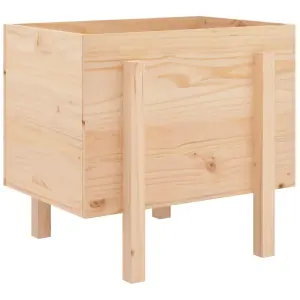 Berkfield Garden Planter 62x50x57 cm Solid Wood Pine