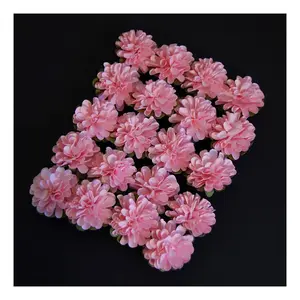 Flower: Heads: Paper: 3.4cm: Pack of 20: Pink