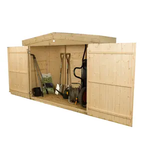 Forest Garden 2000L Shiplap Apex Garden storage 1520mm 1980mm