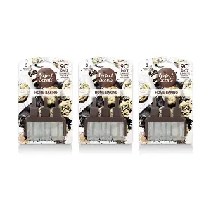 Perfect Scents 3 Scents Air Freshener Refill Home Baking 19ml (Pack Of 3)