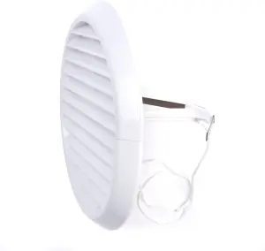 Xpelair SSWKWR Simply Silent Round Contour Wall Kit for Extractor Fans - White