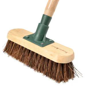 Burgon & Ball Straight Stiff Bassine Outdoor Scrubbing Broom, (W)230mm