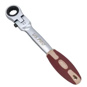 13mm Flexi Flexible Enclosed Ring Ratchet Spanner With Lockable Head 72 Teeth