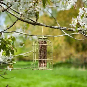 Smart Garden Squirrel Proof Wild Bird Peanut Feeder Metal Steel