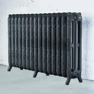 Arroll Montmartre Anthracite 3 Column Radiator, (W)1234mm x (H)760mm