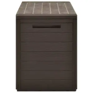 Berkfield Garden Storage Box Brown 116x44x55 cm