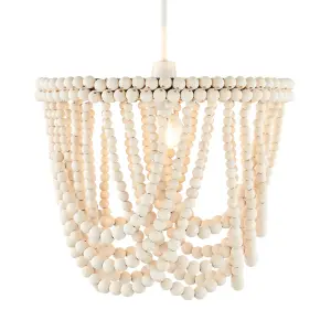 Litecraft Pilli Beaded Natural Lamp shade