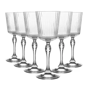 Bormioli Rocco - America '20s Cocktail Glasses - 250ml - Clear - Pack of 6