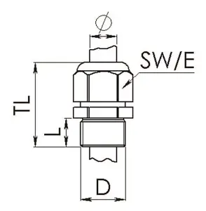 WISKA - Sprint ATEX ESKE/1-e Cable Gland M63