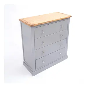 Rocca 4 Drawer Chest of Drawers Chrome Knob