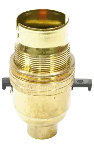 Safety switch Bayonet cap (B22) Lampholder 63413