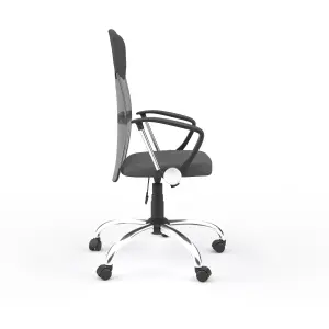 Orlando Mesh Office Chair with Wheels in Grey