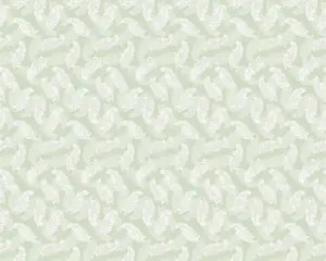 Hoopla Walls Sage Green Feathers Smooth Matt Wallpaper