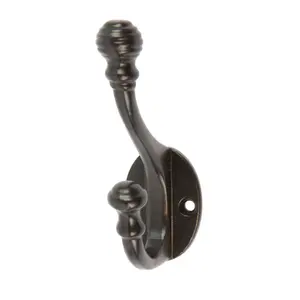 Hammer & Tongs - Ball End Hat & Coat Hook - W30mm x H95mm - Black