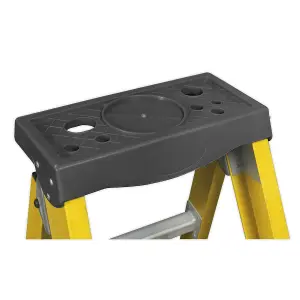 Sealey Fibreglass Step Ladder 4-Tread EN 131 FSL5