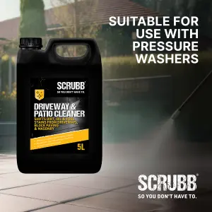 SCRUBB Patio & driveway cleaner, 5L Jerry can