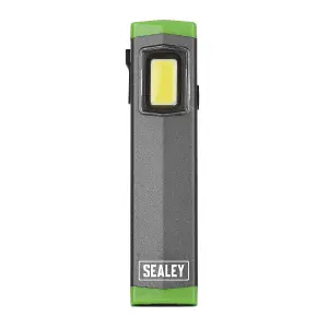 Sealey USB Mini Hand Torch Aluminium 3W COB LED 3.7V 600mAh Li-Ion LED500SB