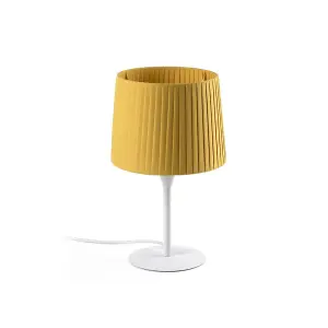 Luminosa Samba Table Lamp Round Tapered Yellow, E27