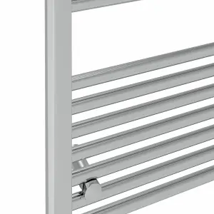 Right Radiators 800x600 mm Straight Heated Towel Rail Radiator Bathroom Ladder Warmer Chrome