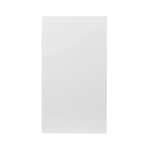 GoodHome Stevia Gloss white Slab Tall wall Cabinet door (W)500mm (H)895mm (T)18mm