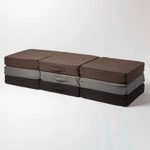 Homescapes Grey Suede Orthopaedic Foam 3 Seater Booster Cushion