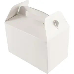 Oaktree Paper Gift Boxes (Pack of 6) White (One Size)