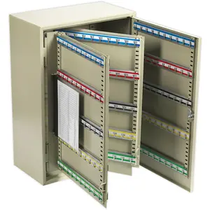 Durable Wall Mounted Key Cabinet Safe with 300 Key Capacity