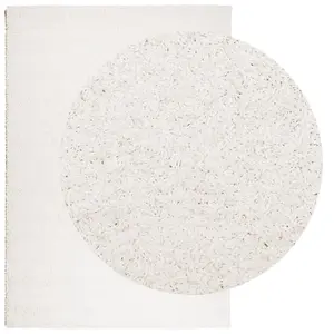 Shaggy Rug PAMPLONA High Pile Modern Cream 120x170 cm