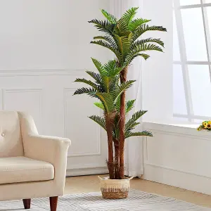 Artificial Plant Fake Fern Tree Fake Indoor Plant with Pot 150 cm