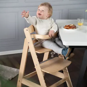 High Chair Sit Up 3, Various Colours Natural Wood