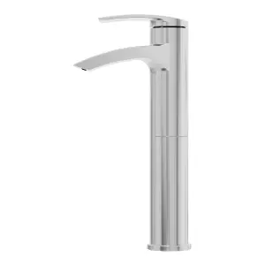 GoodHome Kariya Tall Chrome effect Basin Mixer Tap