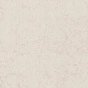 Fine Décor Tranquillity Grey Floral Wallpaper