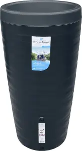 Rainwater tank Water butt Collection Storage Harvesting 240L + connection kit - Anthracite